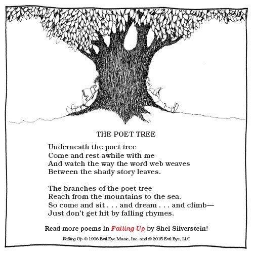 Click the picture for more poetry from Shel Silverstein.