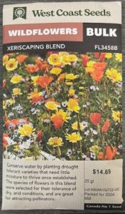 Xeriscaping wildflower blend front